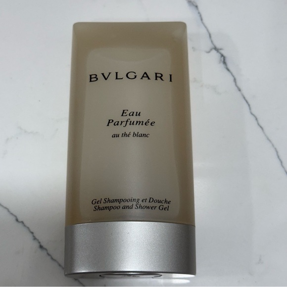Bulgari Eau Parfumée au Thé Blanc Shampoo and Shower Gel - White 200ml - Picture 2 of 5